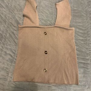 Knit Top with Button Detailing